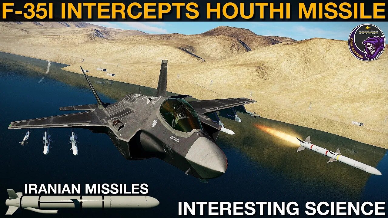 Israeli F-35 Shoots Down Iranian-Made Houthi Missile From Yemen | DCS Investigation