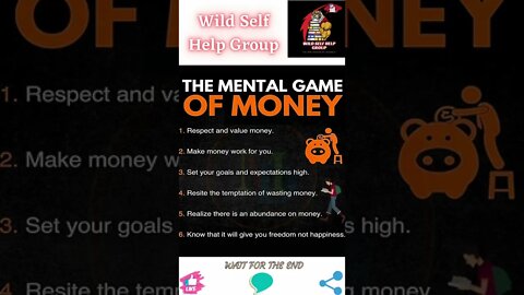 🔥The mental game of money🔥#shorts🔥#wildselfhelpgroup🔥9 August 2022🔥