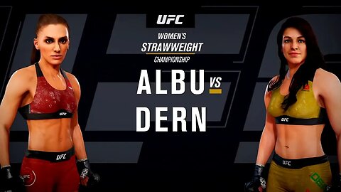 EA Sports UFC 3 Gameplay Mackenzie Dern vs Alexandra Albu