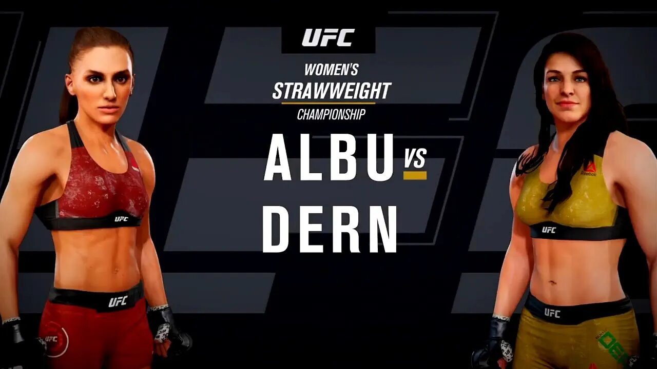 EA Sports UFC 3 Gameplay Mackenzie Dern vs Alexandra Albu