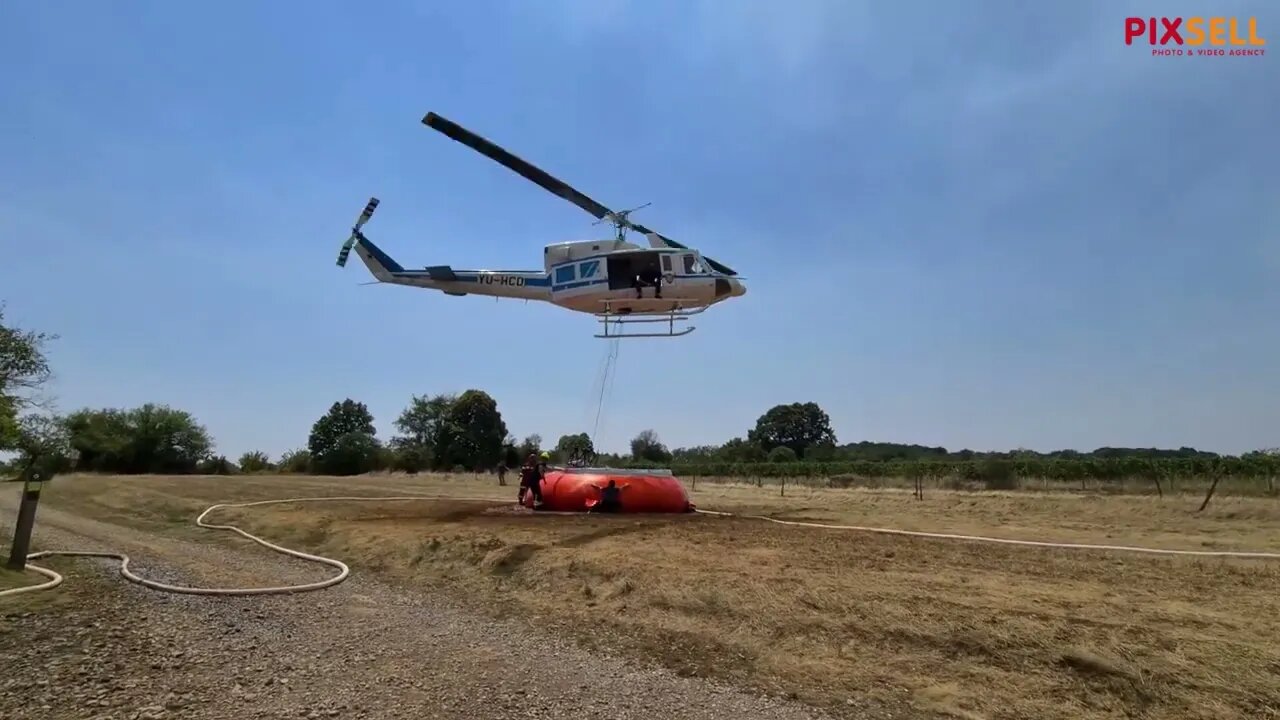 Helikopteri u Sloveniji svakih nekoliko minuta ukrcavaju vodu