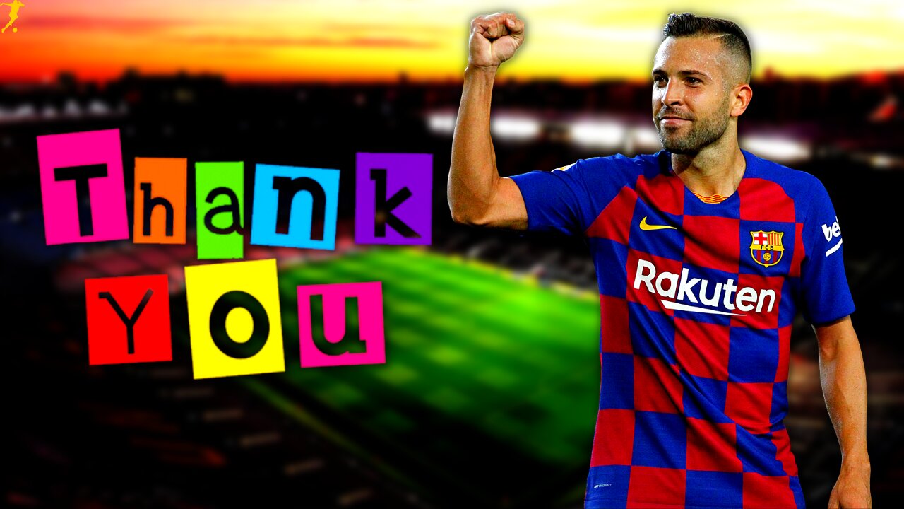 JORDI ALBA SAYS GOODBYE TO FC BARCELONA AFTER 11 YEARS😔💔