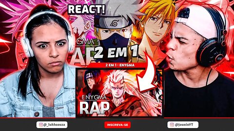 (2 em 1) Enygma | Rap dos Uchihas e Seu Poder é meu Poder | [React RapNerd] 🔥