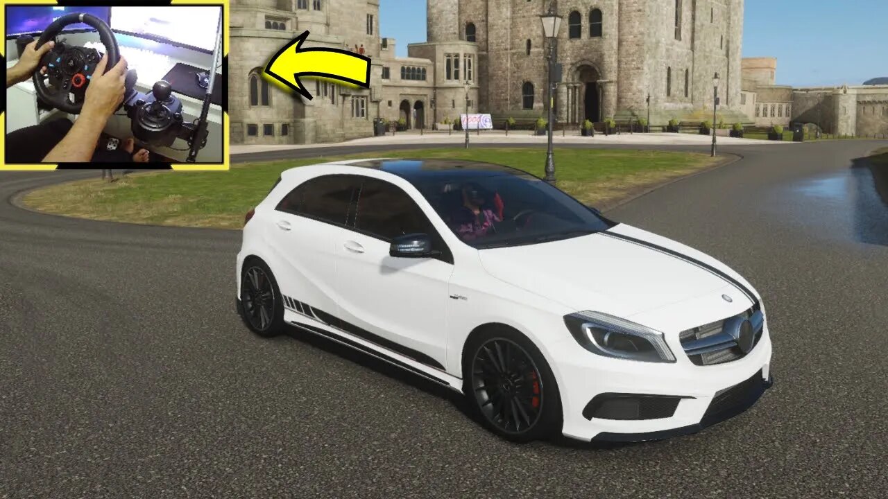 MERCEDES-BENZ A 45 AMG - Forza Horizon 4 gameplay / Volante Logitech g29