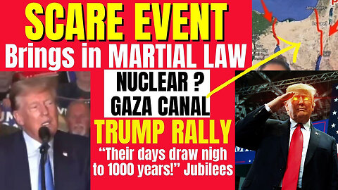 Scare Event Brings in Martial Law - Trump Rally Nov 13.