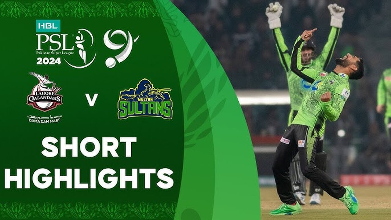 PSL Cricket Match Highlight 2024 Karachi Kings Match