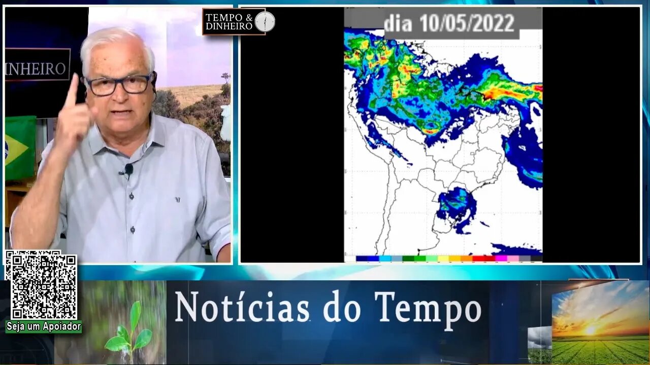 Previsão do tempo indica áreas de instabilidade no Sul com prejuízos na safra