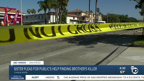 Sister's plea for help finding brother's killer