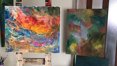 asmr painting vlog : Monday Lunch by Kyra Weir