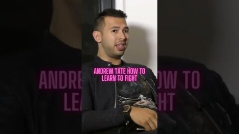 Andrew Tate how to learn to fight #Shorts