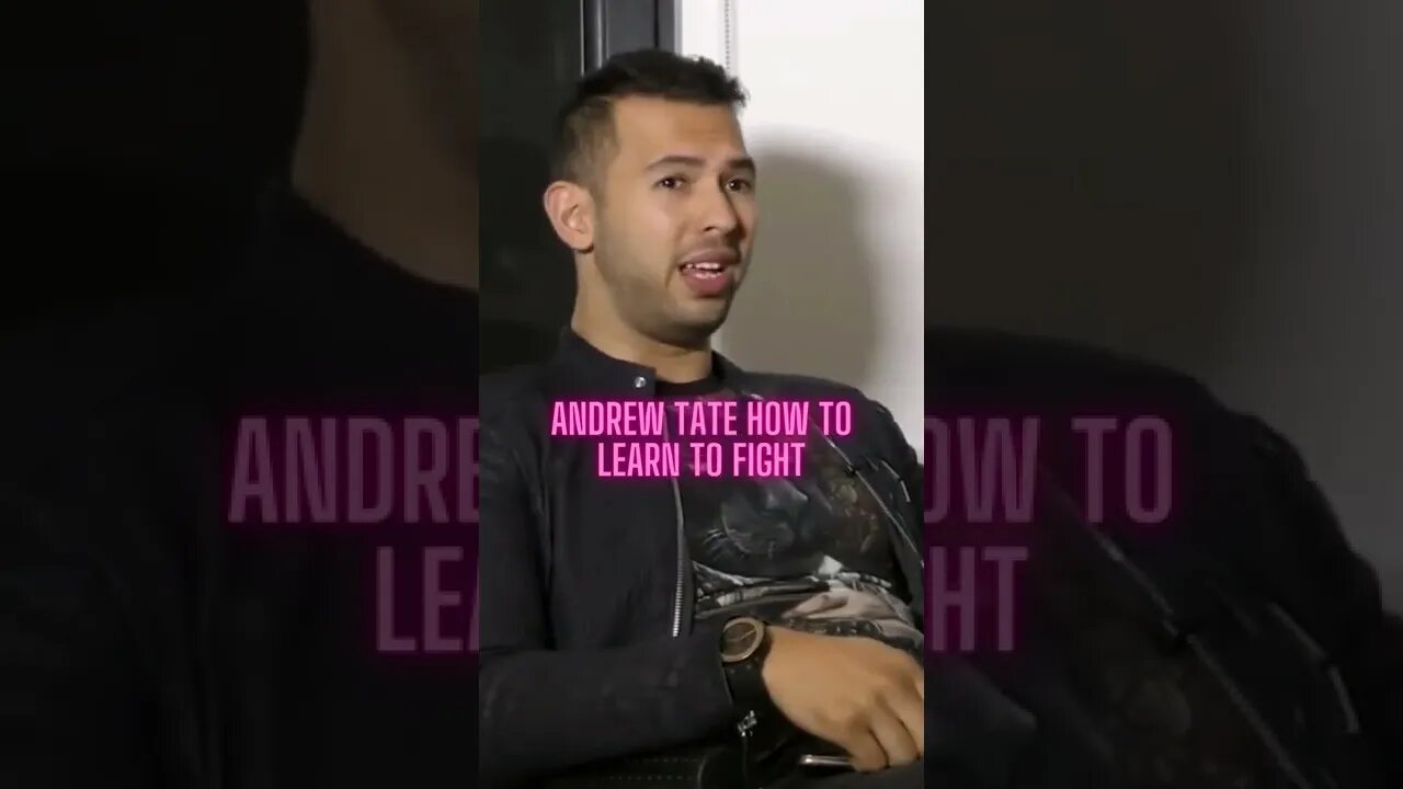 Andrew Tate how to learn to fight #Shorts