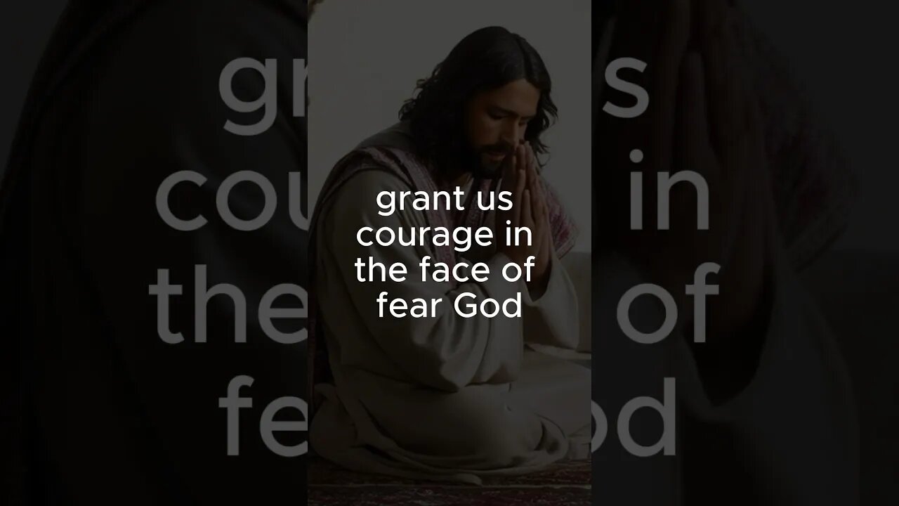 A prayer for guidance to face fear in this world ￼