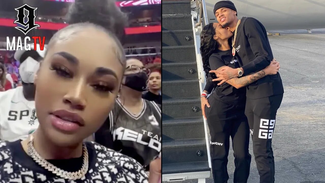 Jania Meshell Travels To New Orleans To Support "BF" Dejounte Murray During His Play In Game! 🥰