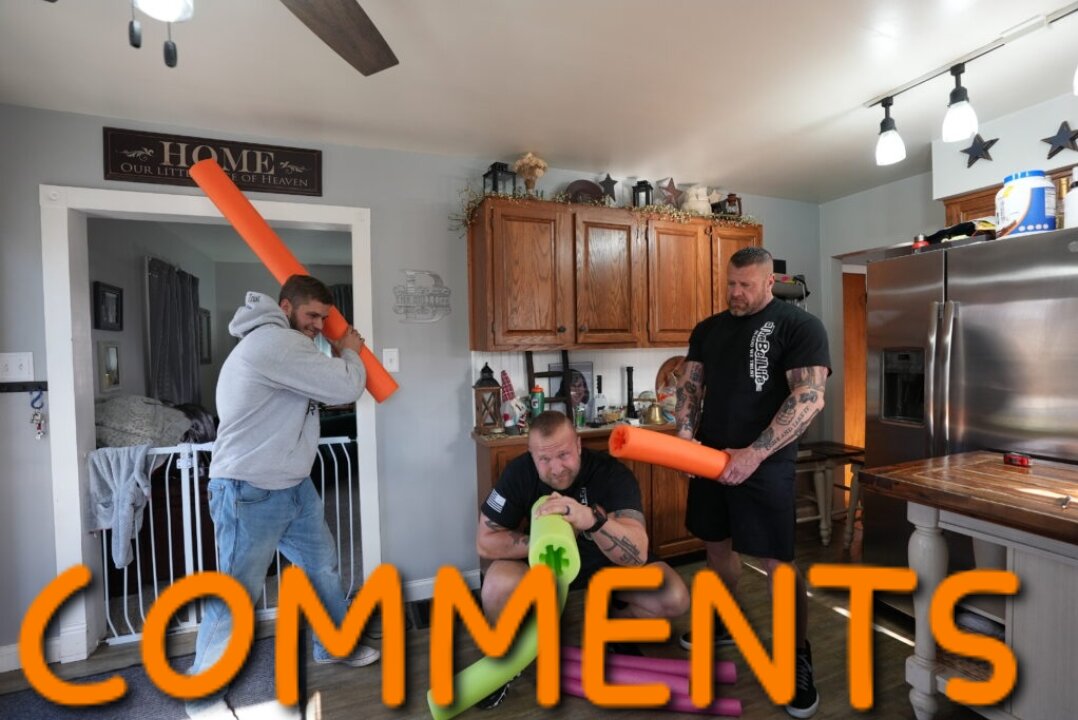 Super Size Pool Noodle Pain Game!!! COMMENTS!!!