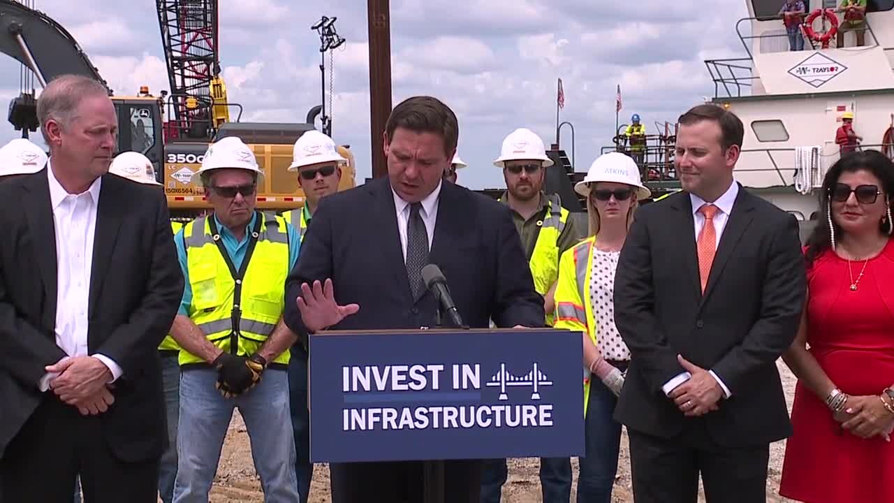 Gov. DeSantis announces 3 major road projects in Tampa Bay Area