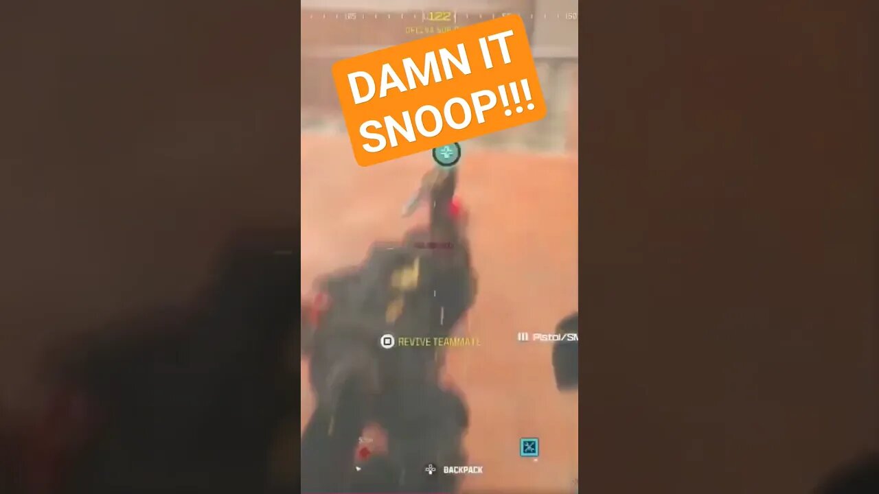 DAMN IT SNOOP!!! #callofduty #youtube #warzone #callofdutymodernware2 #youtubeshorts