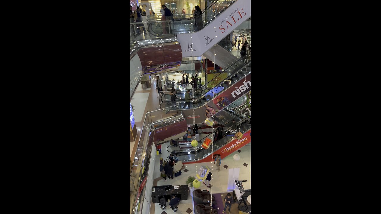 Beautiful shopping mall