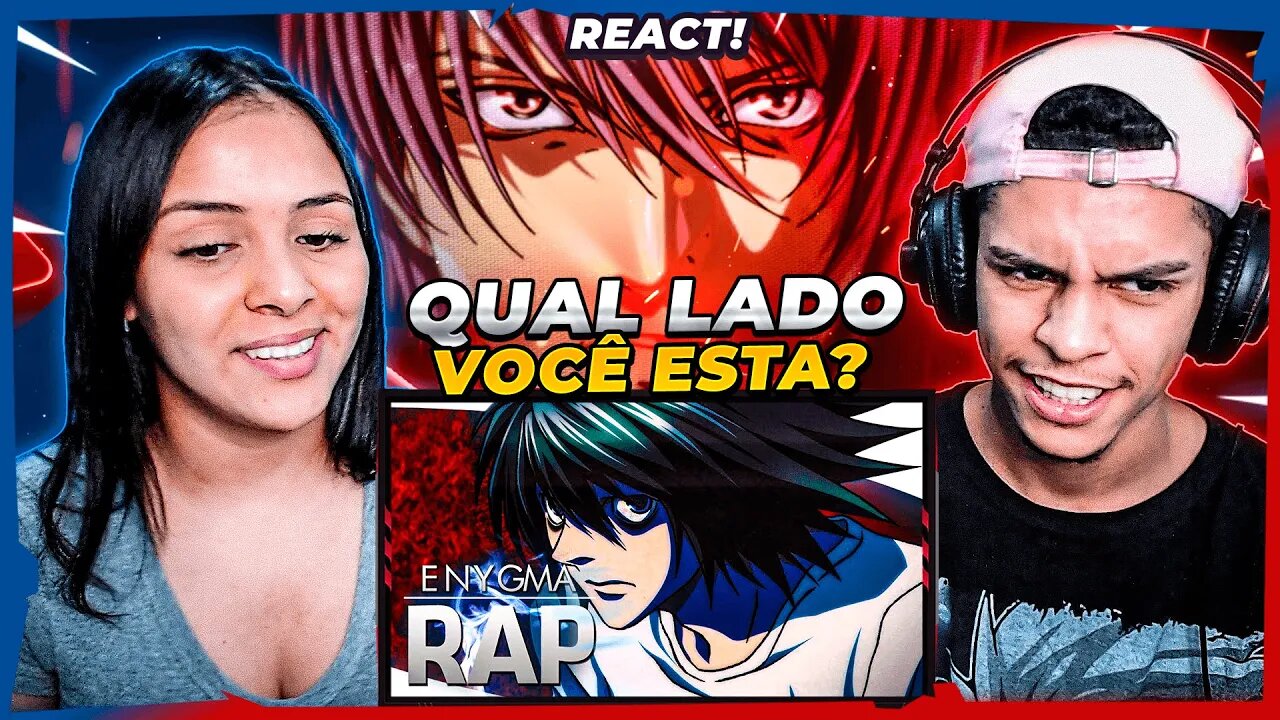 Rap do Kira | A Verdadeira Justiça e Rap do L | Conheça a Justiça | Enygma | [React Rap Nerd] 🔥