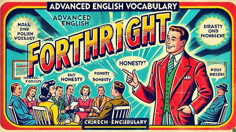 Vocabulary and Pronunciation "UPRIGHT" Advanced English