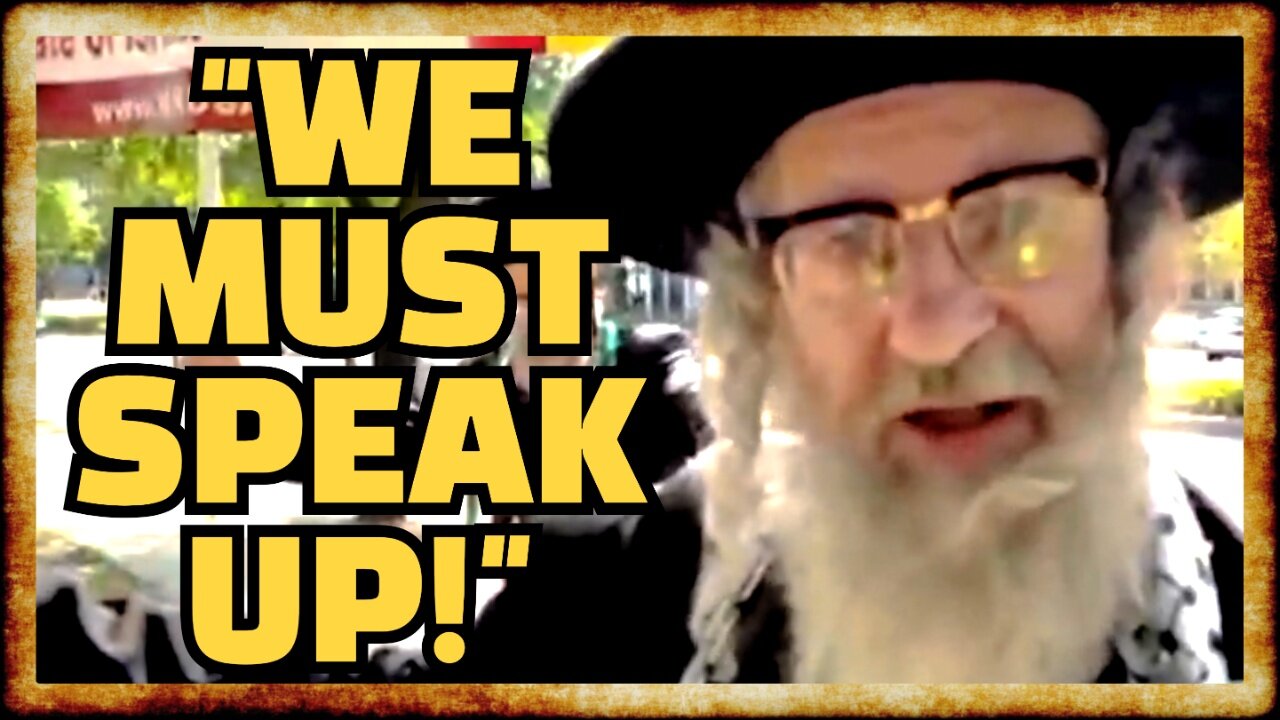 Orthodox Rabbi DENOUNCES Israel as SATANIC State