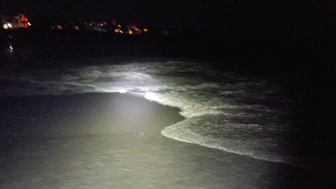 Catch that Wake!!! Part 1-1 - See what happens after a cargo ship goes by a beach during low tide