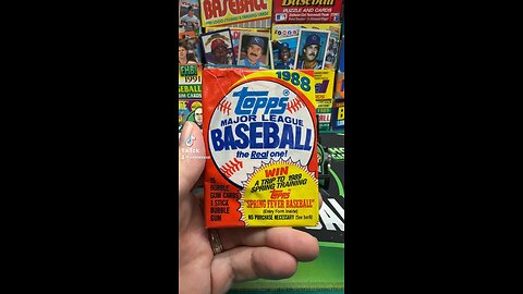 1988 Topps Baseball Pack