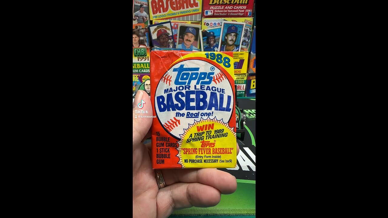 1988 Topps Baseball Pack
