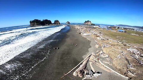 THE QUILEUTE TRIBE AT 1ST BEACH IN LA PUSH, WASHINGTON