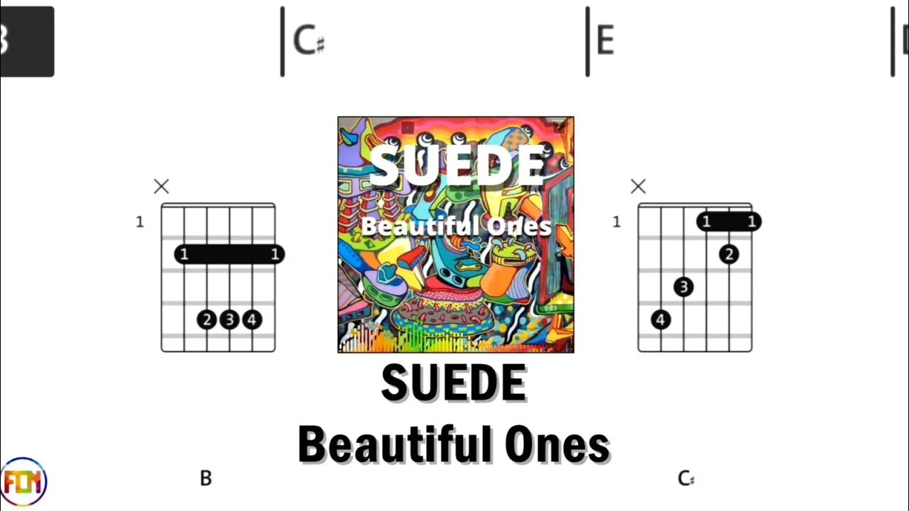 SUEDE Beautiful Ones FCN GUITAR CHORDS & LYRICS