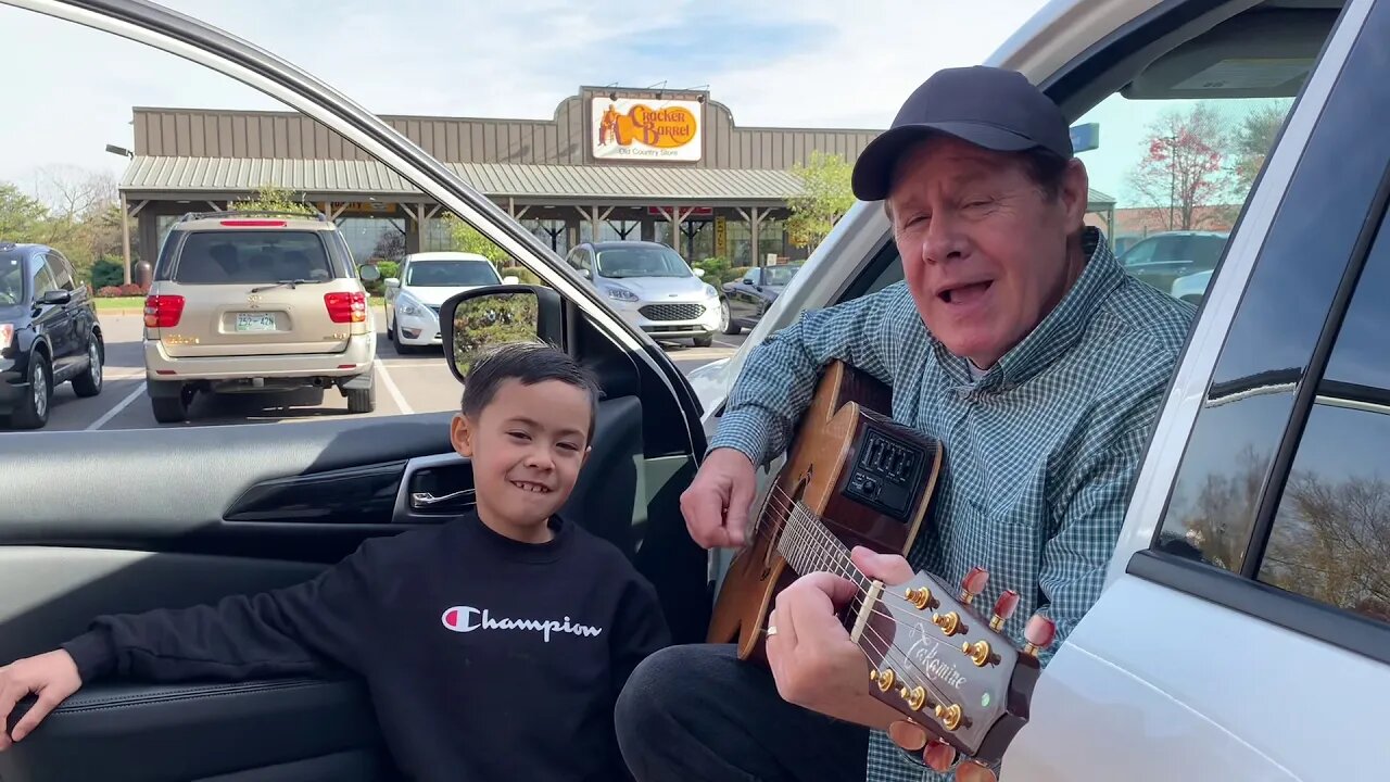 Daddy and The Big Boy (Ben McCain and Zac McCain) Episode 243 Enjoying Cracker Barrel Franklin,TN