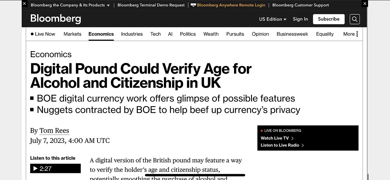 Uk digital £ close. Now ice cream is locked up in stores! 130 countries “exploring”CBDCs