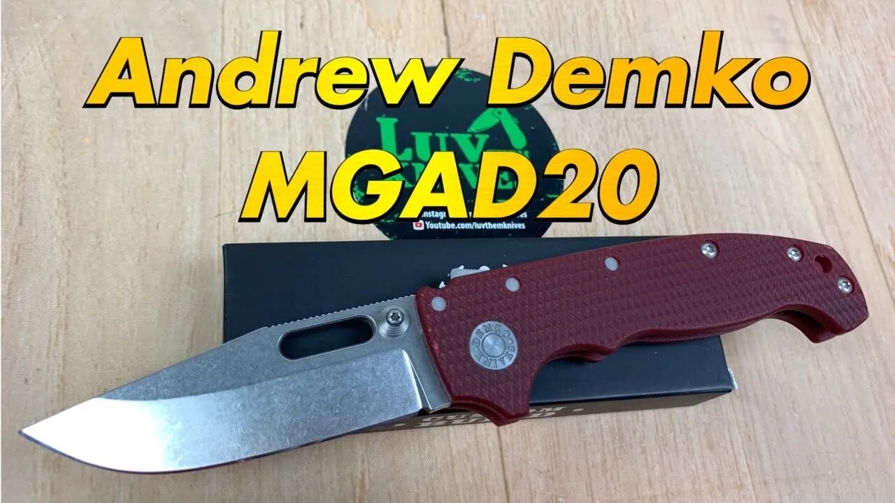 Andrew Demko AD-20 MG /includes disassembly/ fidget friendly, beefy & brutal !!