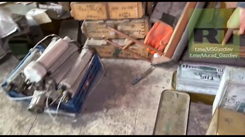 Seven Igla MANPADS worth ~$200k each captured at the Mariupol plant of Ilyich