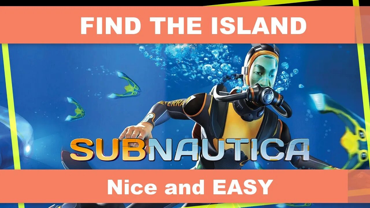 Subnautica Finding the Island // EASY GUIDE #Shorts