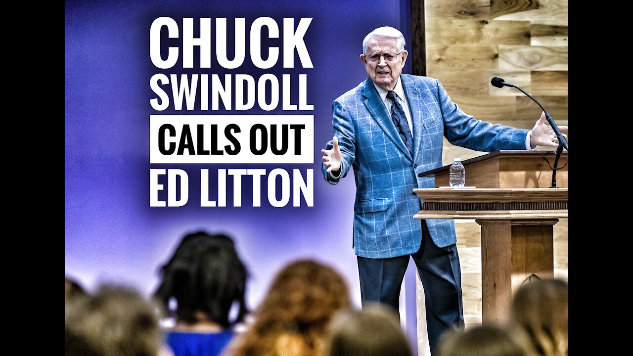 Chuck Swindoll calls out Ed Litton | Ed Litton Plagiarism | Damage to schools around the world.