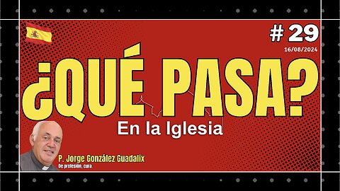 ¿QUÉ PASA EN LA IGLESIA? #29 PADRE JORGE GONZÁLEZ GUADALIX
