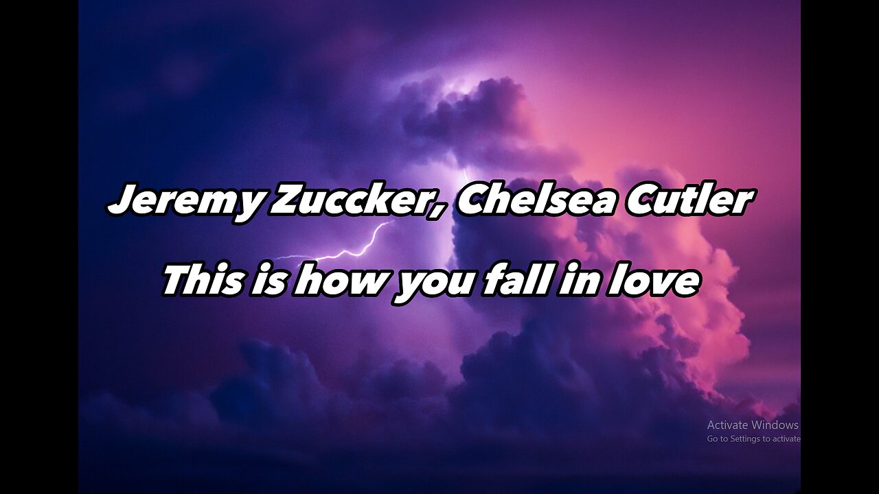 eremy Zucker, Chelsea Cutler - This is how you fall in love (Lyrics)