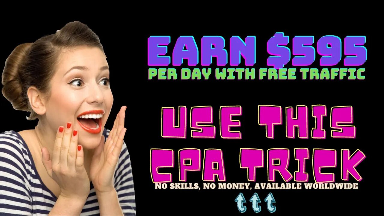 EARN $595 A DAY, Easy Way To Make Money Online, CPA Marketing, Passive Income