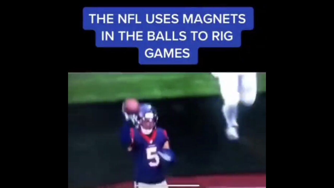 NFL uses magnets 🧲 to rig football 🏈 games