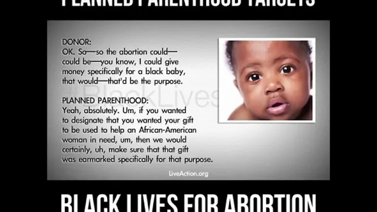 Planned Parenthood Is So Greedy For Donations They Will Commit Eugenics & Let You Kill Black Babies!