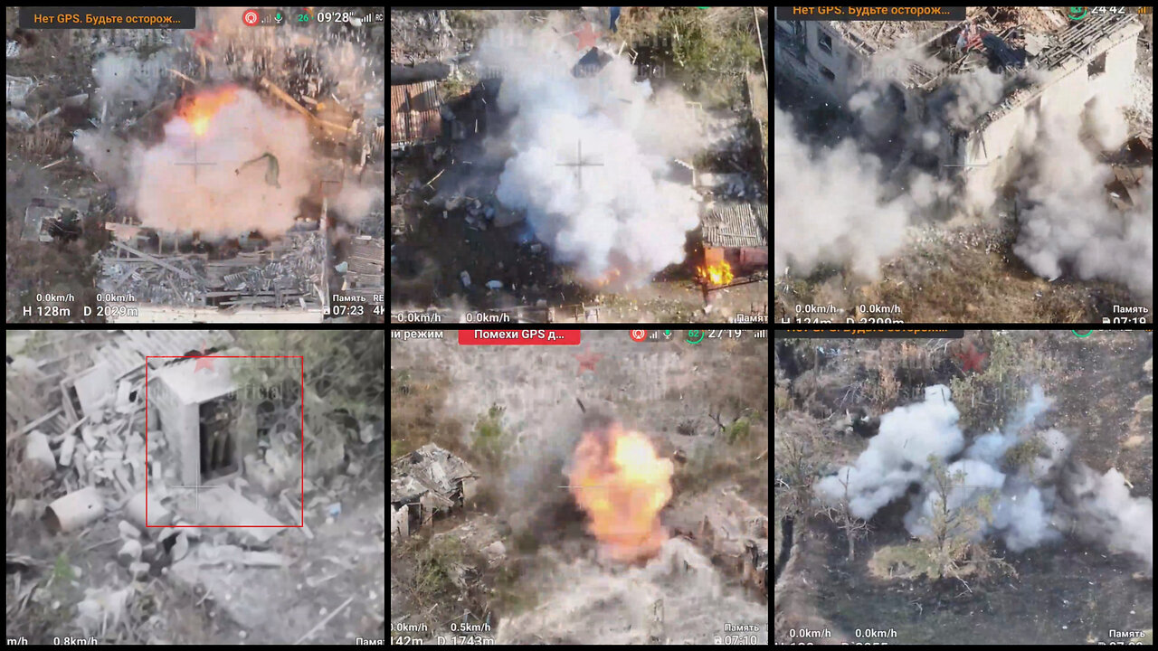 Russian "FPV drone demolition unit" grinds Ukrainian positions