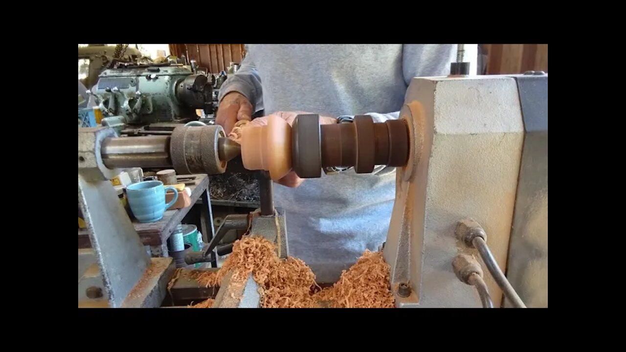 Shaping out one of two Calabash Cups