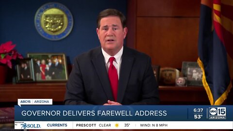 Gov. Ducey releases farewell video
