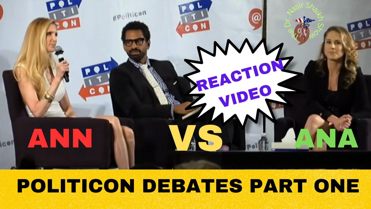 REACTION VIDEO: POLITICON Debates Ann Coulter VS Ana Kasparian Part ONE