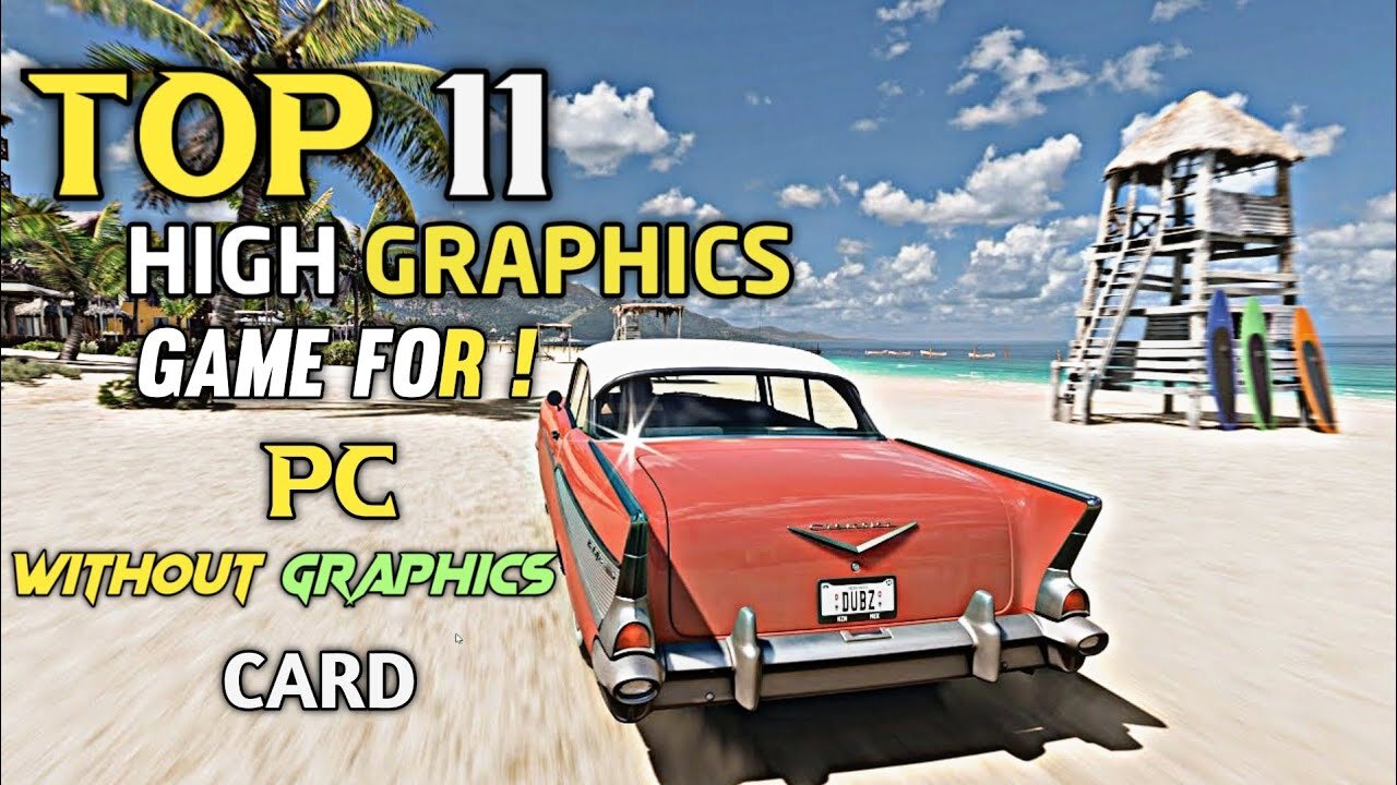 Top 11 High Graphics Games for LOW END PC - 2GB RAM - 4GB RAM - 512MB - VRAM -Dual Core PC's 2023