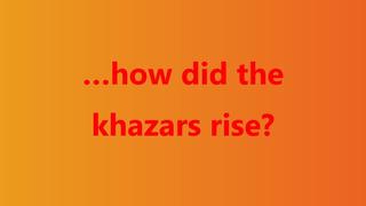 …how did the khazars rise?