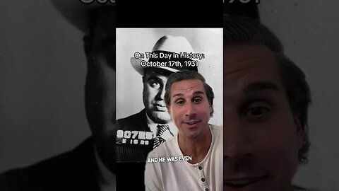 ON THIS DAY IN HISTORY: 10/17/1931 #shorts