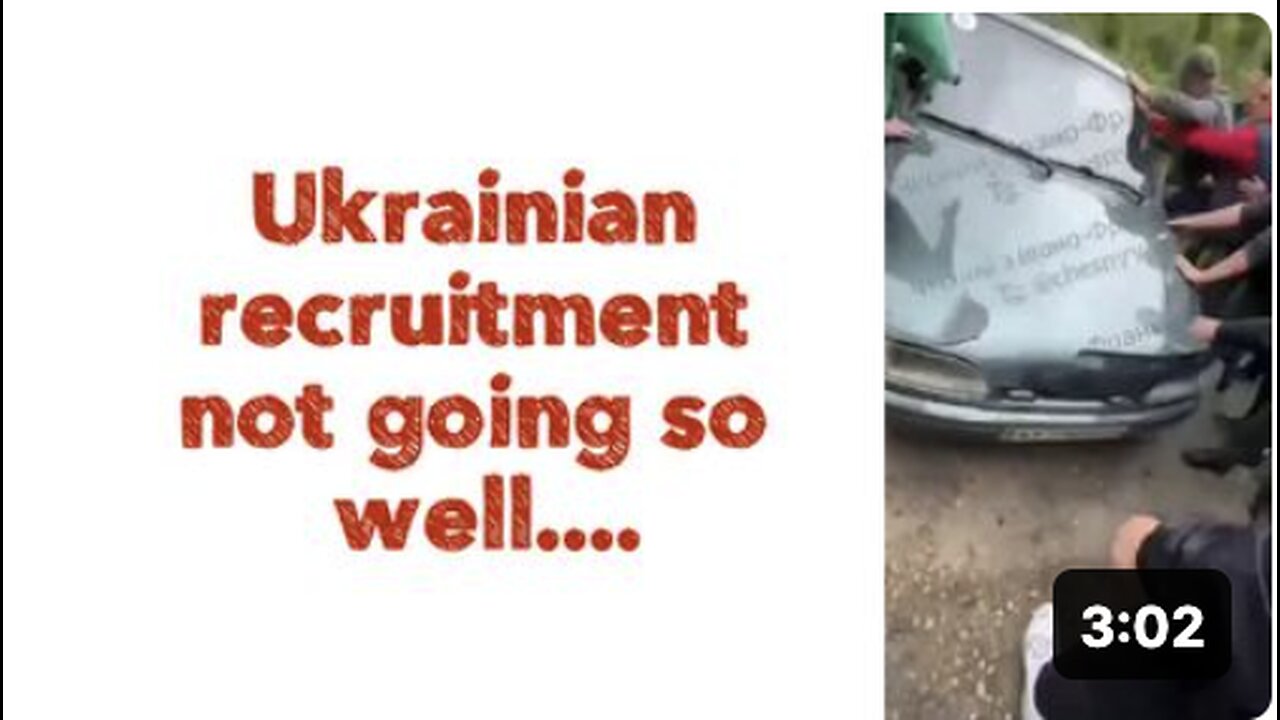 Ukrainian recruitment not going so well....