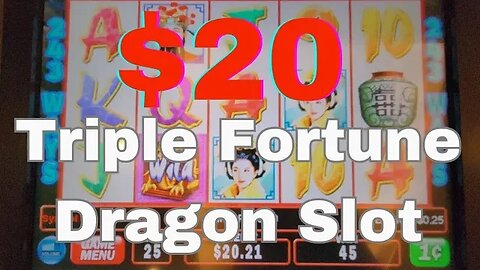 Playing $20 on Triple Fortune Dragon Slot at Green Valley Ranch Casino - Henderson, NV