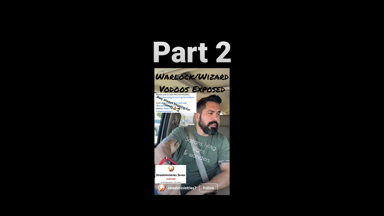 Exposing @Streetministries Seven !!! Break out of the devils spell from hell!!! - Part 2